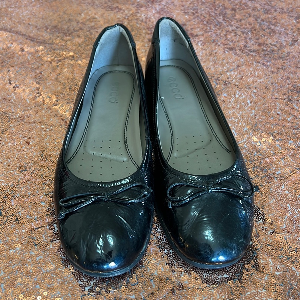 Ecco black ballet flats, size 40 (US size 9)